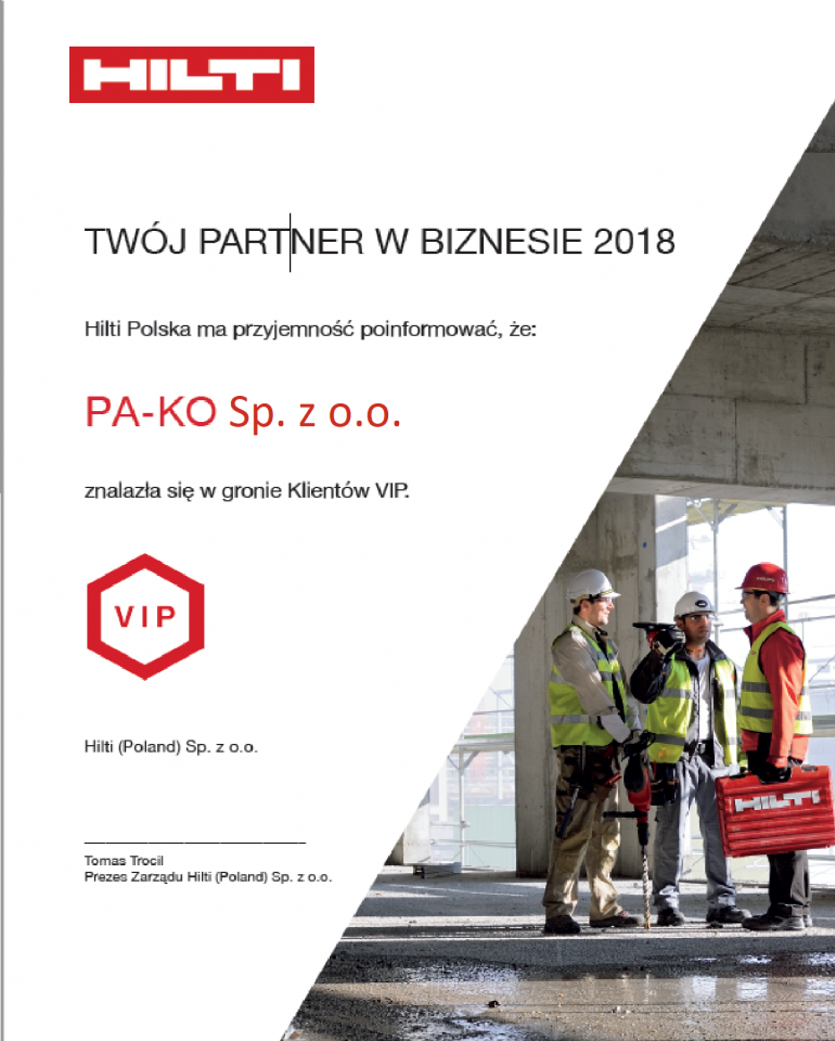 HILTI KLIENT - VIP